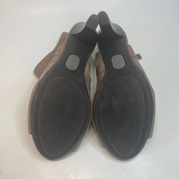 Adam Tucker Gigi Suede Open Toe Heels 6.5 - Picture 6 of 8